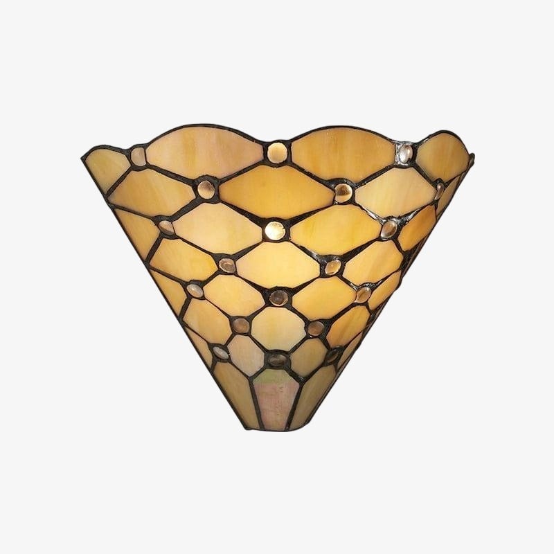 TF Pearl Elegante Glazen Wandlamp - Wandlamp voor Woonkamer, Slaapkamer of Hal HL2018