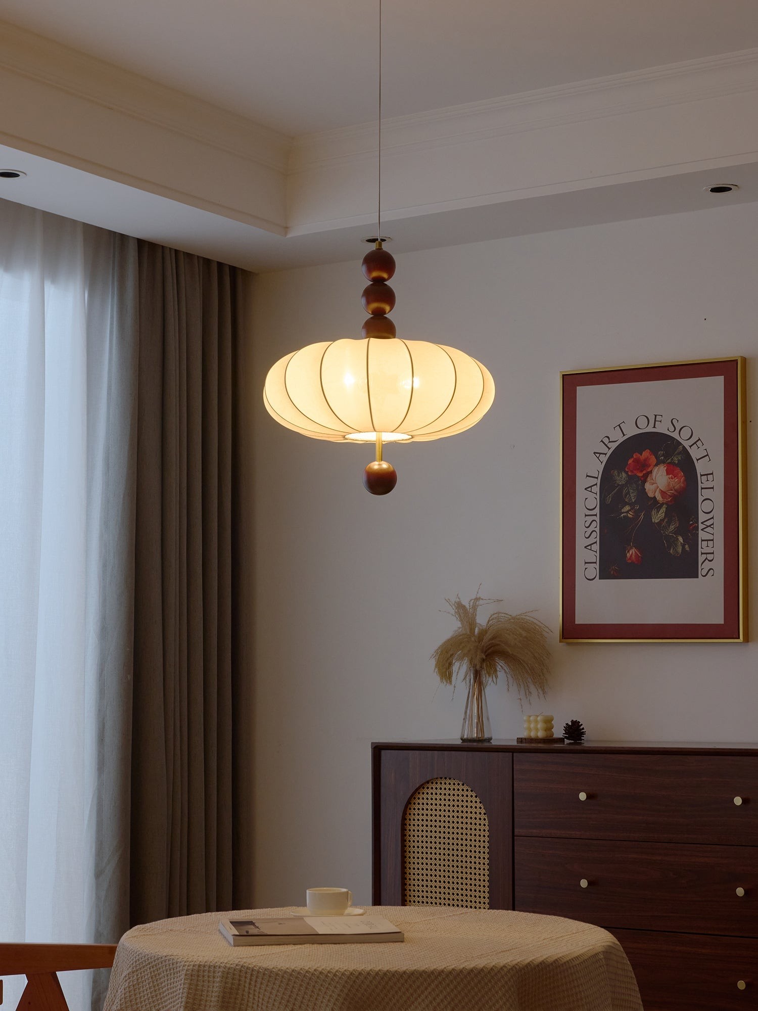 Adelaide stoffen hanglamp HL2903