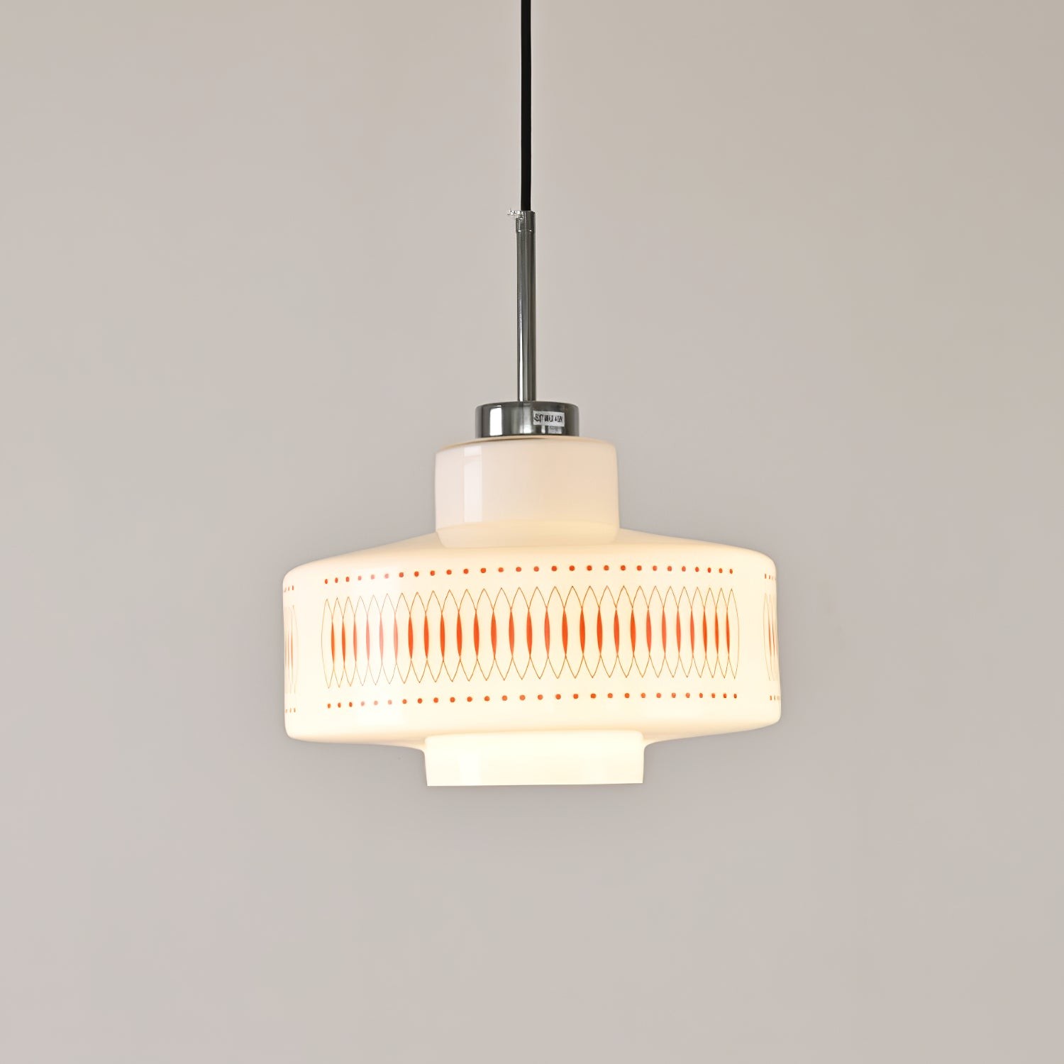 Moderne glazen hanglamp in de vorm van een kalebas HL354