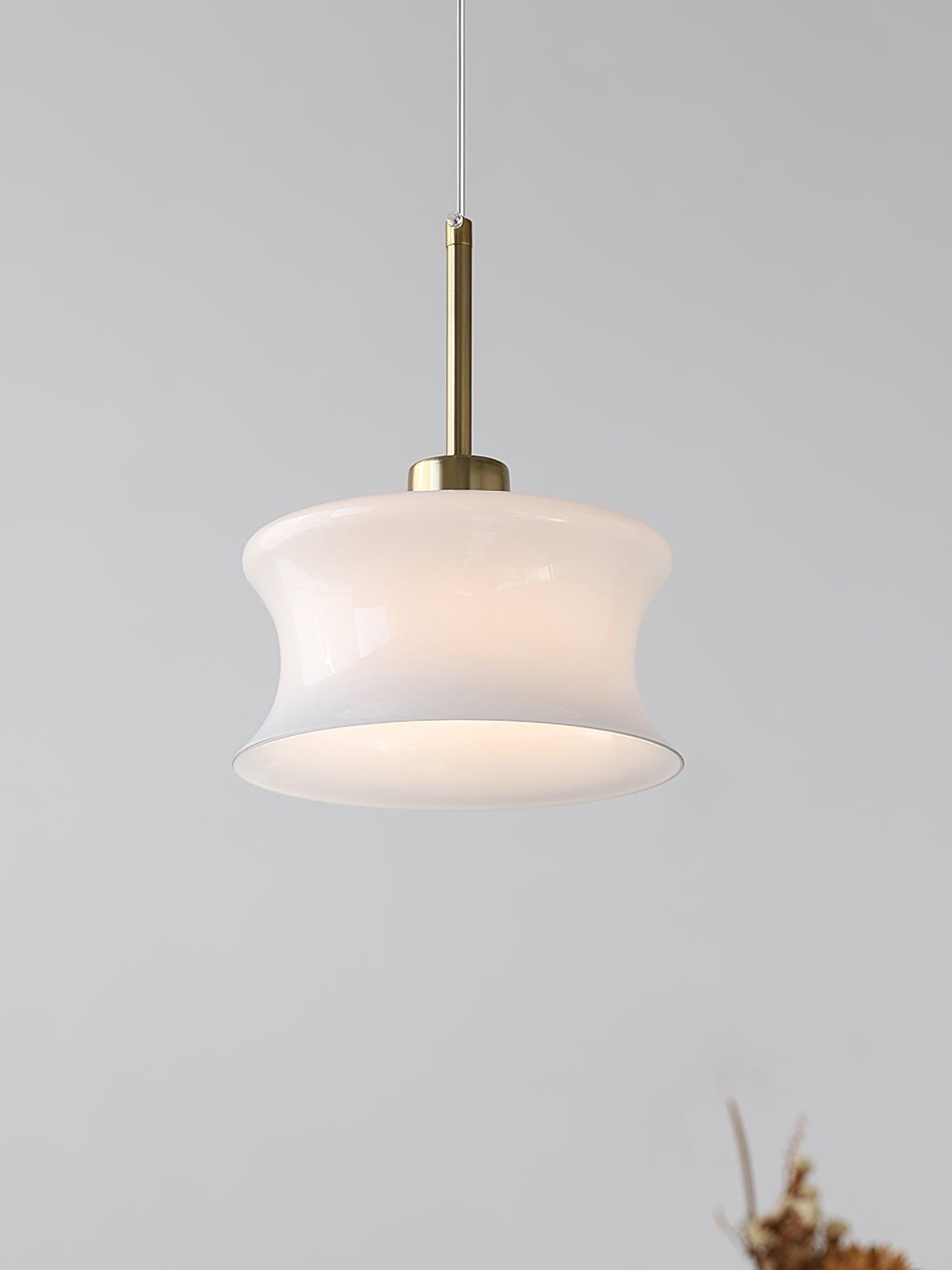 Franse Vintage Glazen Raam Hanglamp HL352