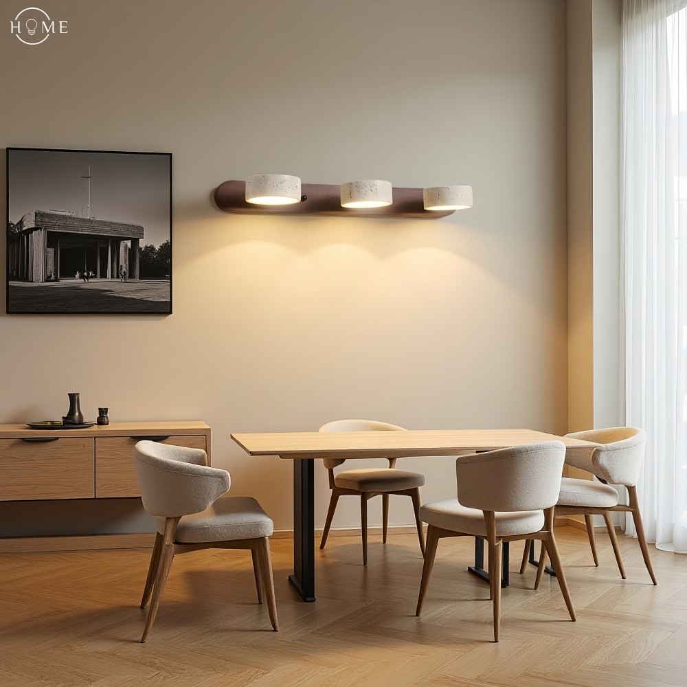 Travertijn Houten Wandlamp - Draaibare LED-Badkamerverlichting HL1052