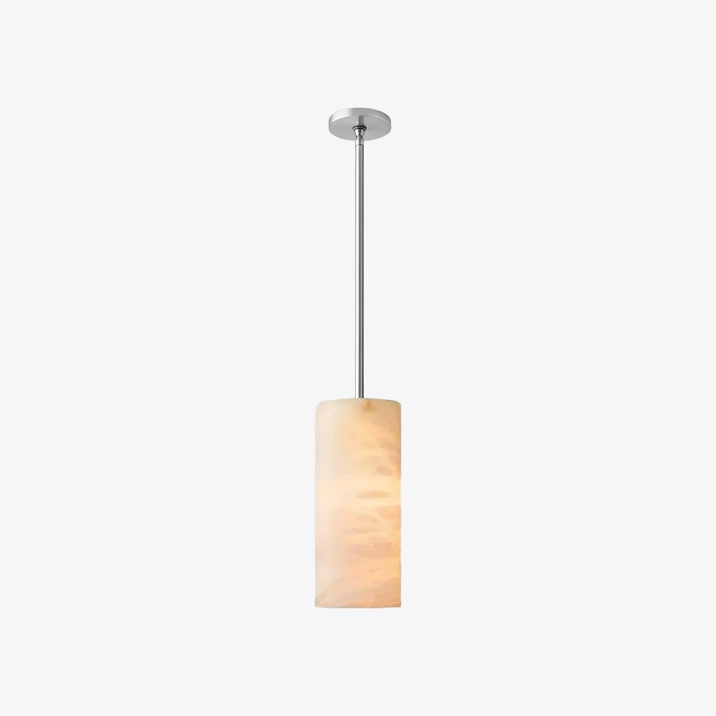 Lumastera cilindrische hanglamp met natuursteenstructuur - Luxe lamp voor de woonkamer HL2544