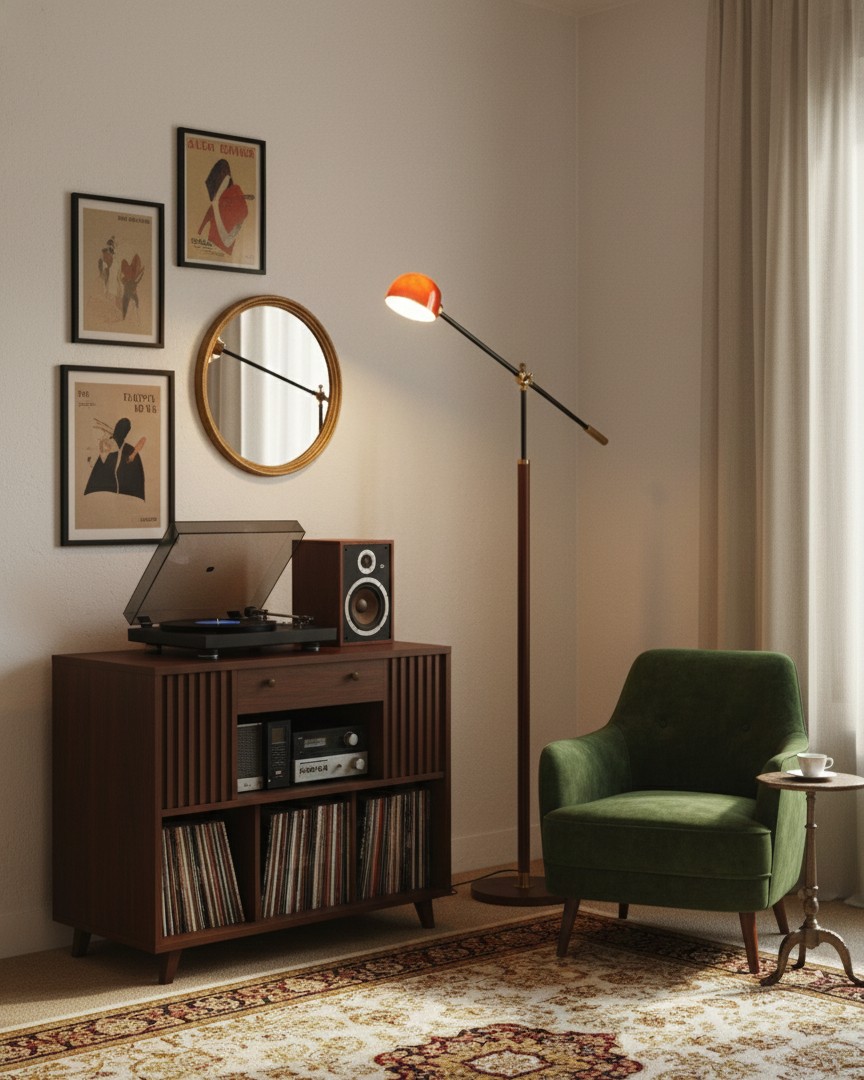 Heritage Swing vloerlamp HL2869