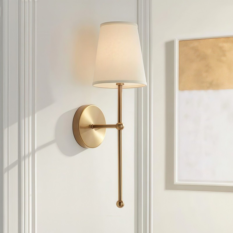 Moderne minimalistische elegantie gouden wandlamp HL982