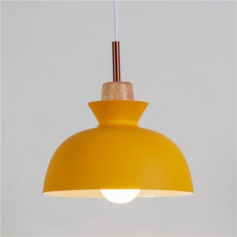 Scandinavische MULTI Metaal Hout Macaroon Hanglamp voor Keuken HL88