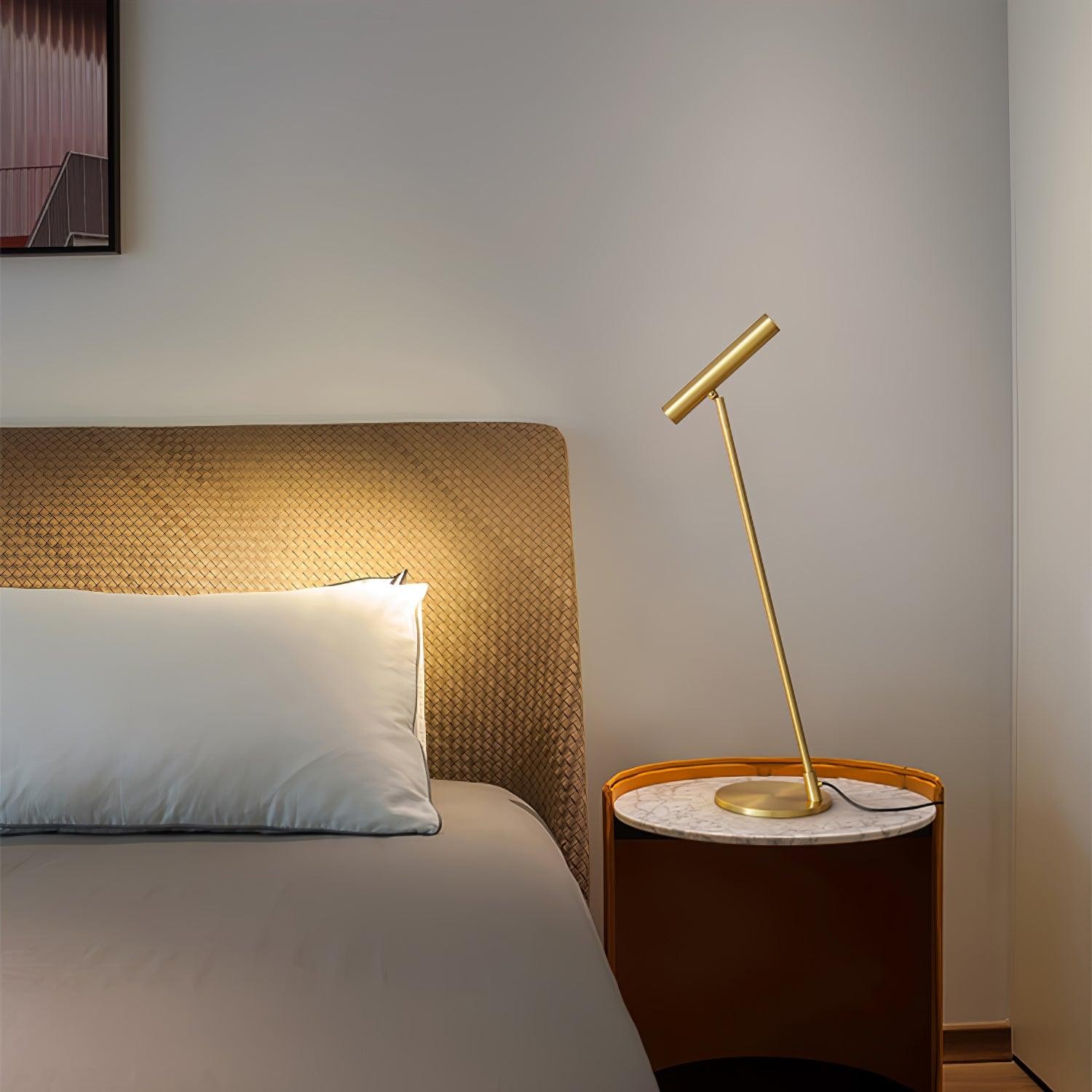 Moderne minimalistische messing verstelbare LED vloerlamp HL882