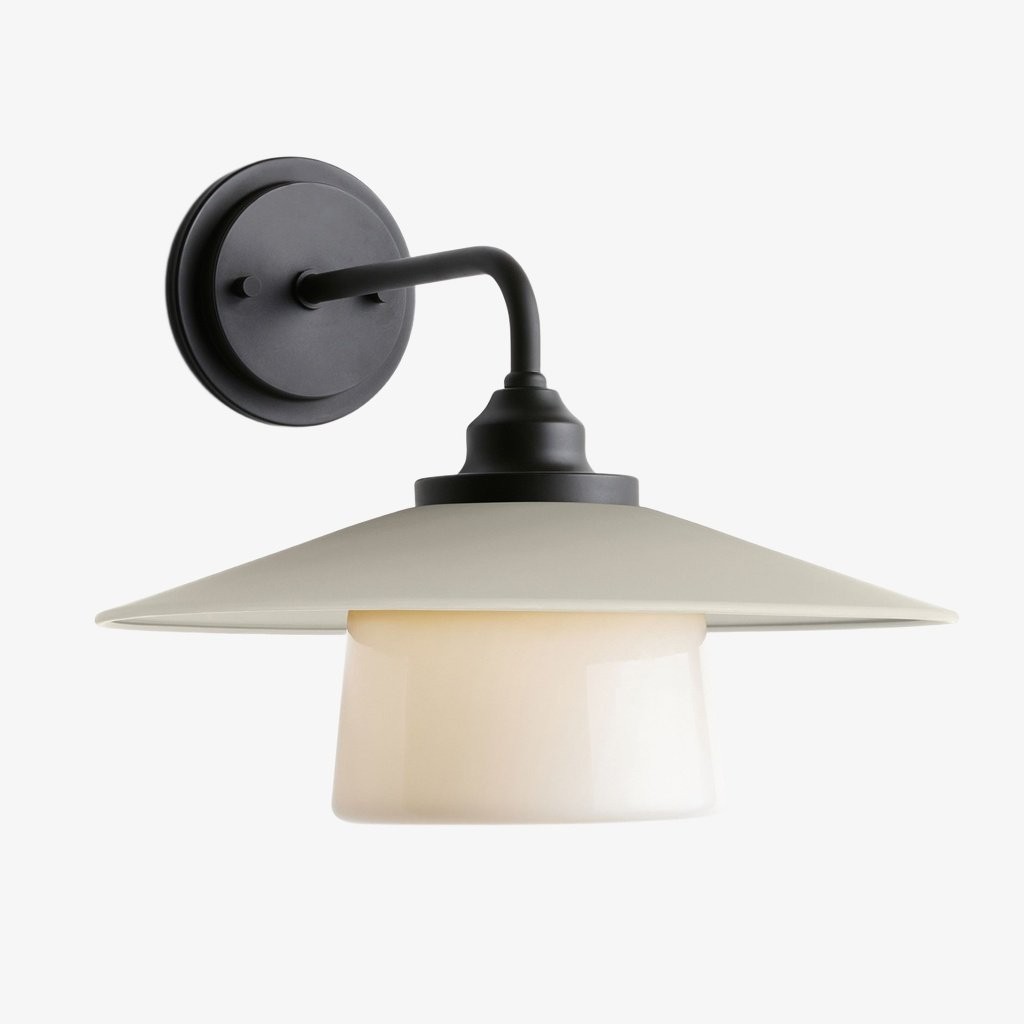 Cordax Utility-geïnspireerde wandlamp - Metaal en glas voor binnen- en buitendecoratie HL2273