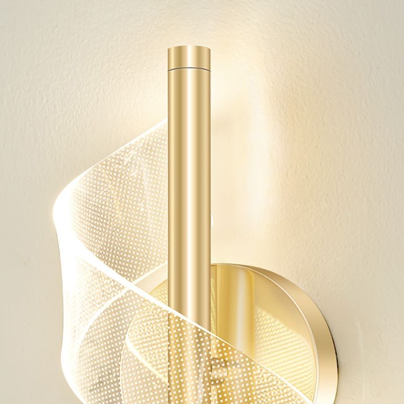 Gedraaide Acryl Stream Design wandlamp HL118