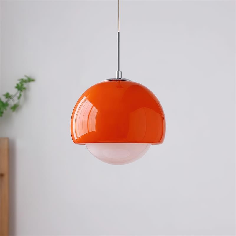 Creatieve glazen Persimmon hanglamp HL603
