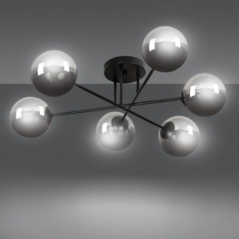 Brendi 6B Glazen Bol Plafondlamp