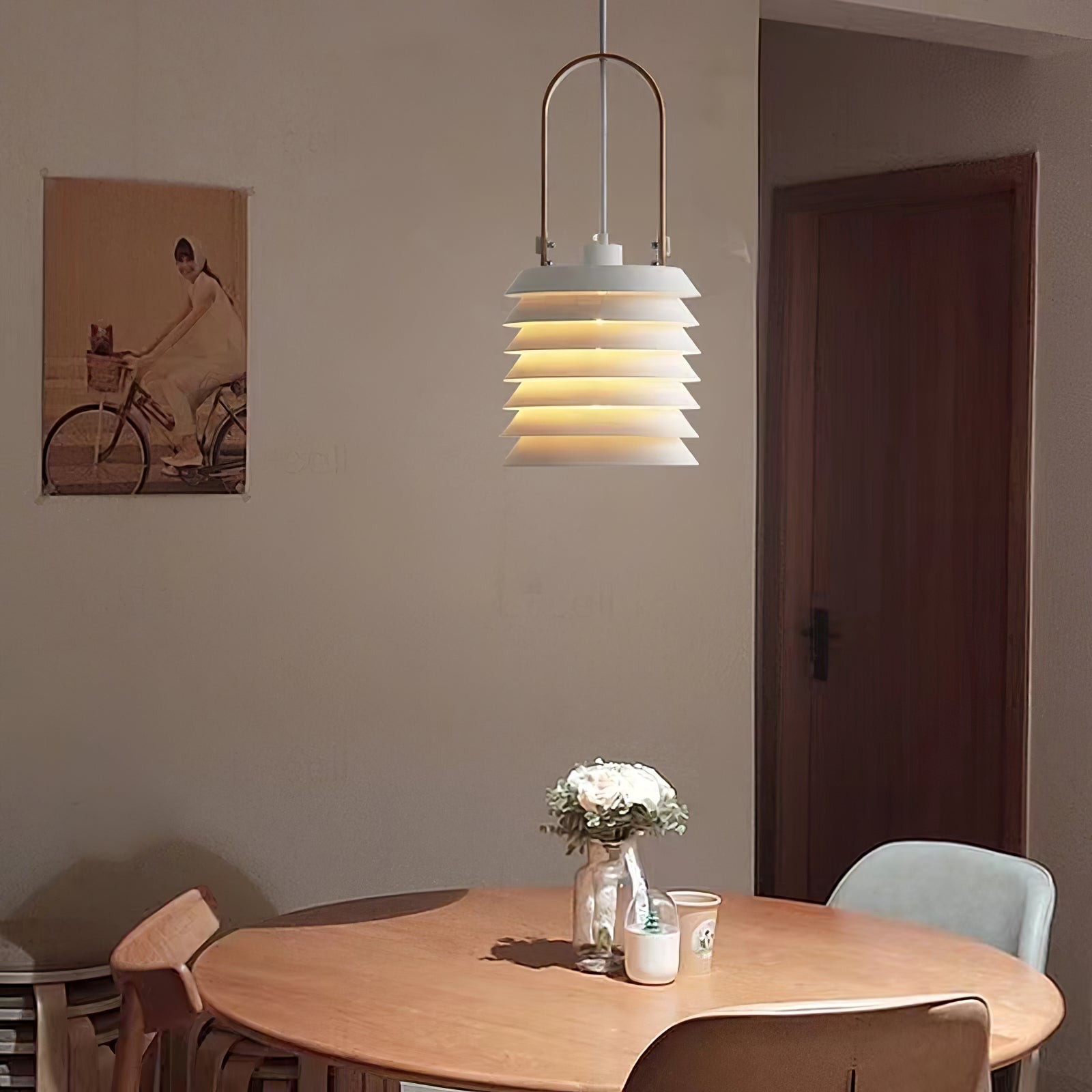 Minimalistische hanglamp in lantaarnstijl HL2973