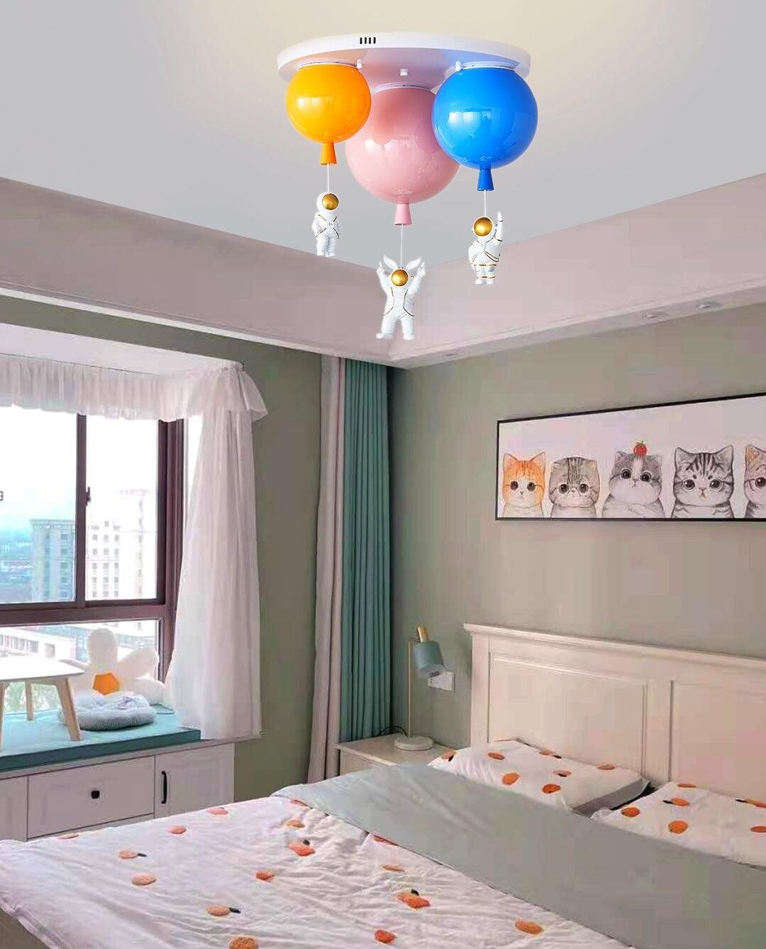 Astronaut Glanzende Ballon Plafondlamp HL361