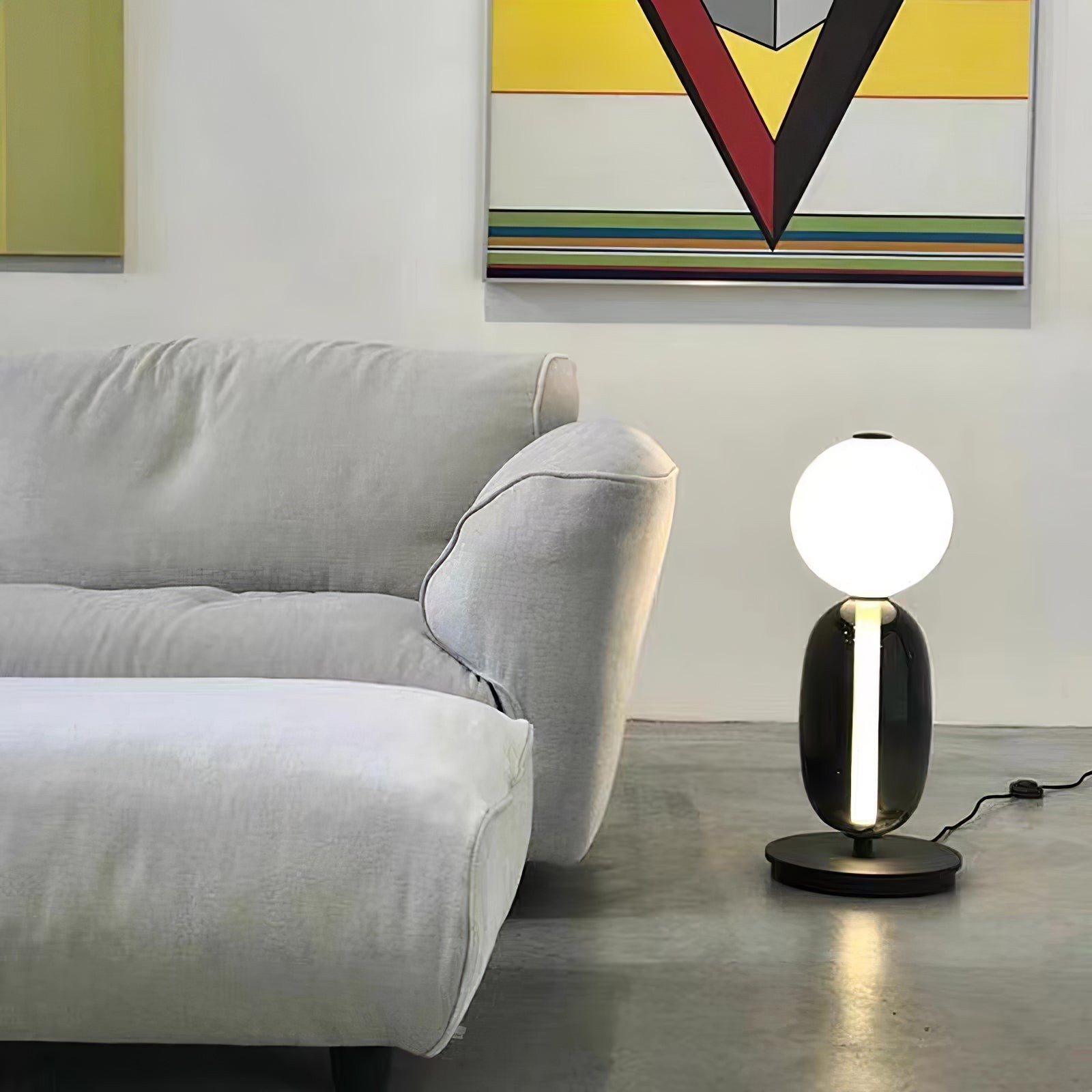 Nordic Minimalistische Creatieve Luxe Kalebas Glazen Tafellamp HL408