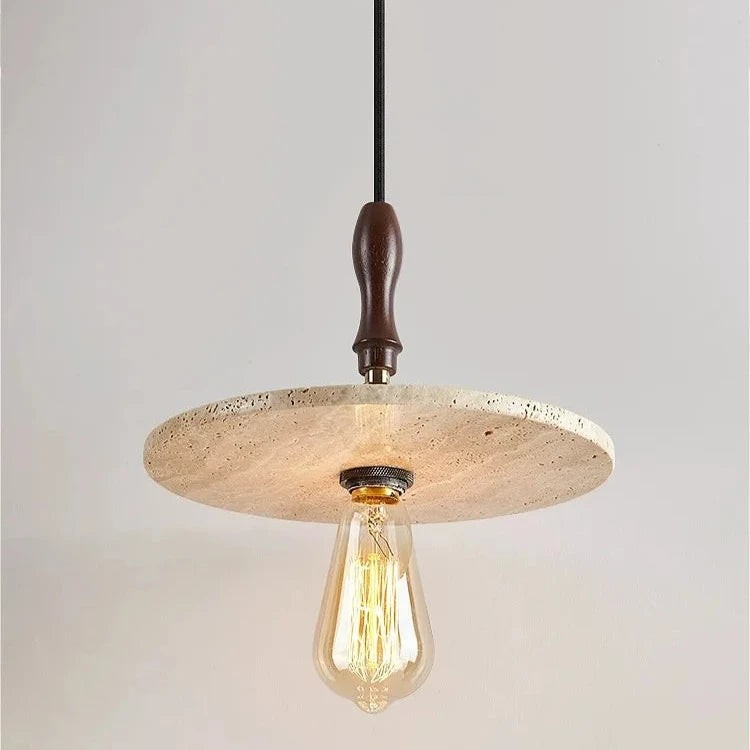 Middeleeuwse travertin hanglamp HL3482