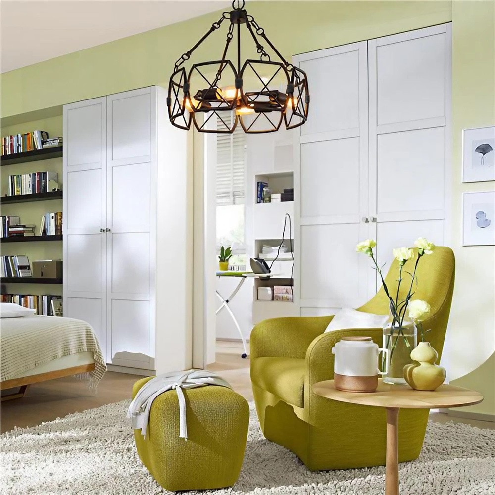 Rustieke Industriële Kooi Hanglamp HL241