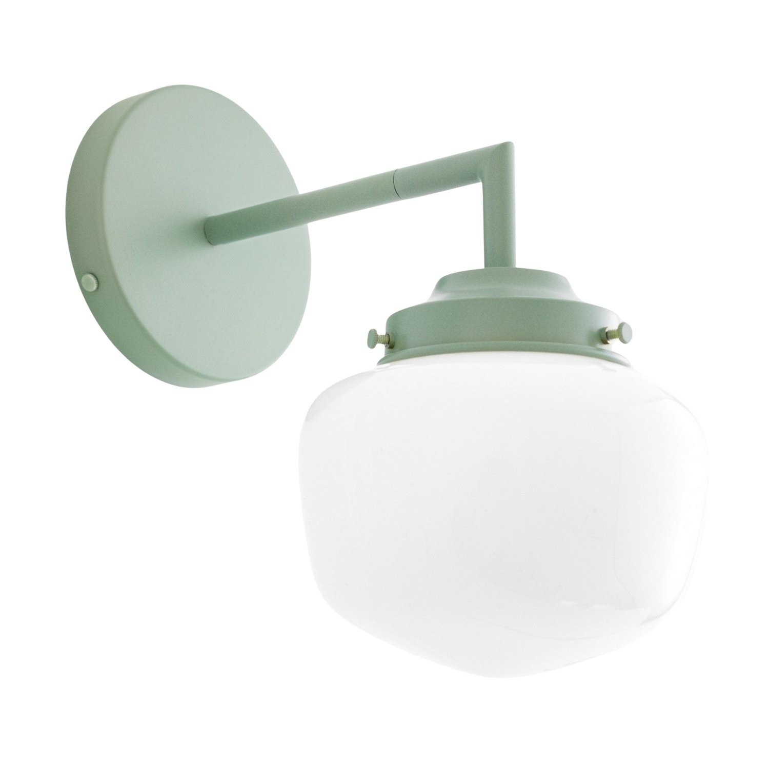 Opaalglazen wastafellamp - Vintage geïnspireerde badkamerwandverlichting HL1666