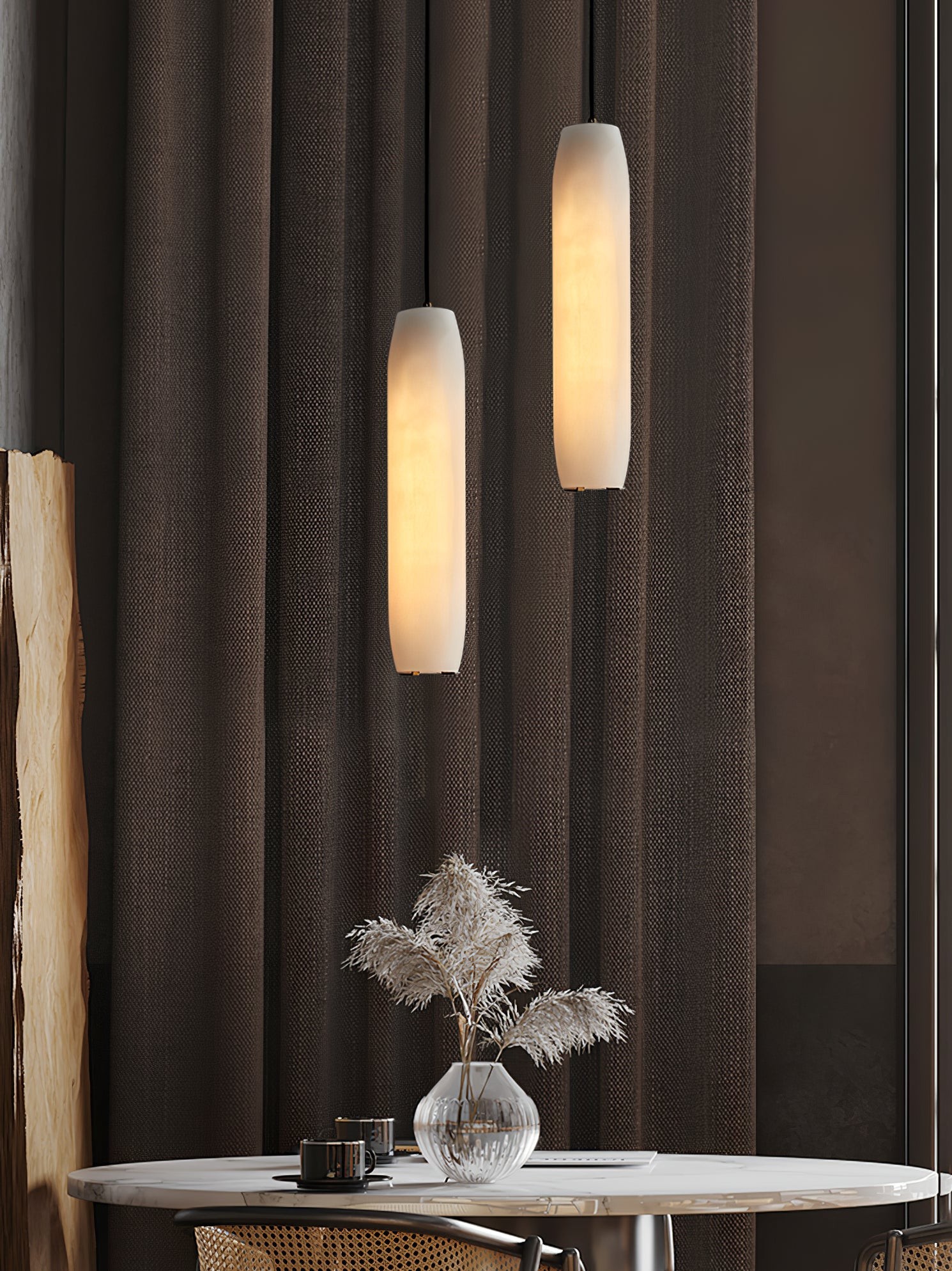 Alabaster Flute Hanglamp HL2989