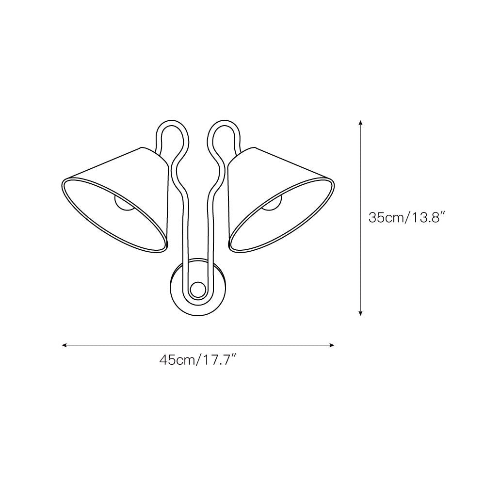 Madelyn wandlamp HL3133