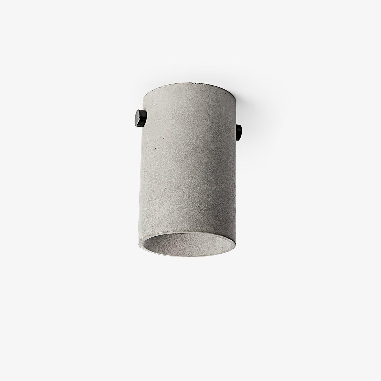 Minimalistische betonnen plafondlamp HL483