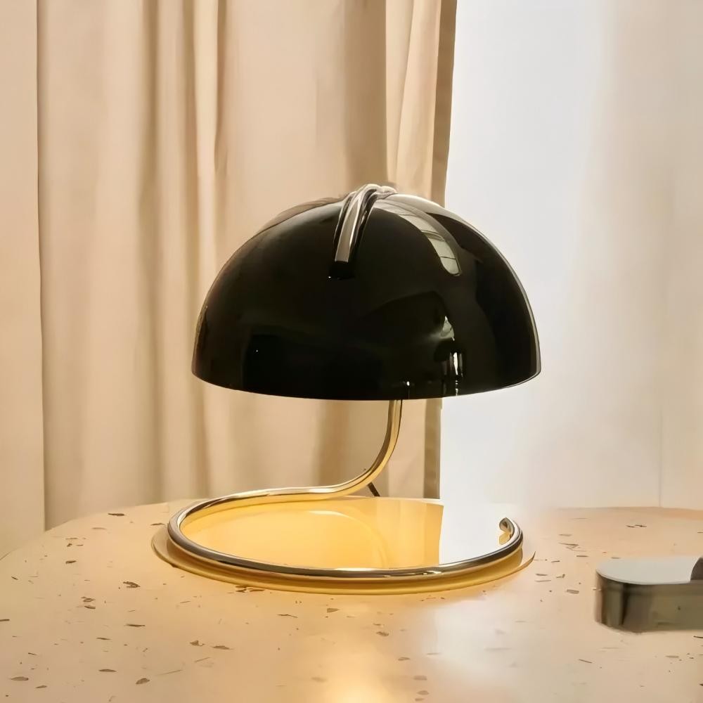 Retro Bauhaus Pudding Glazen Tafellamp HL318