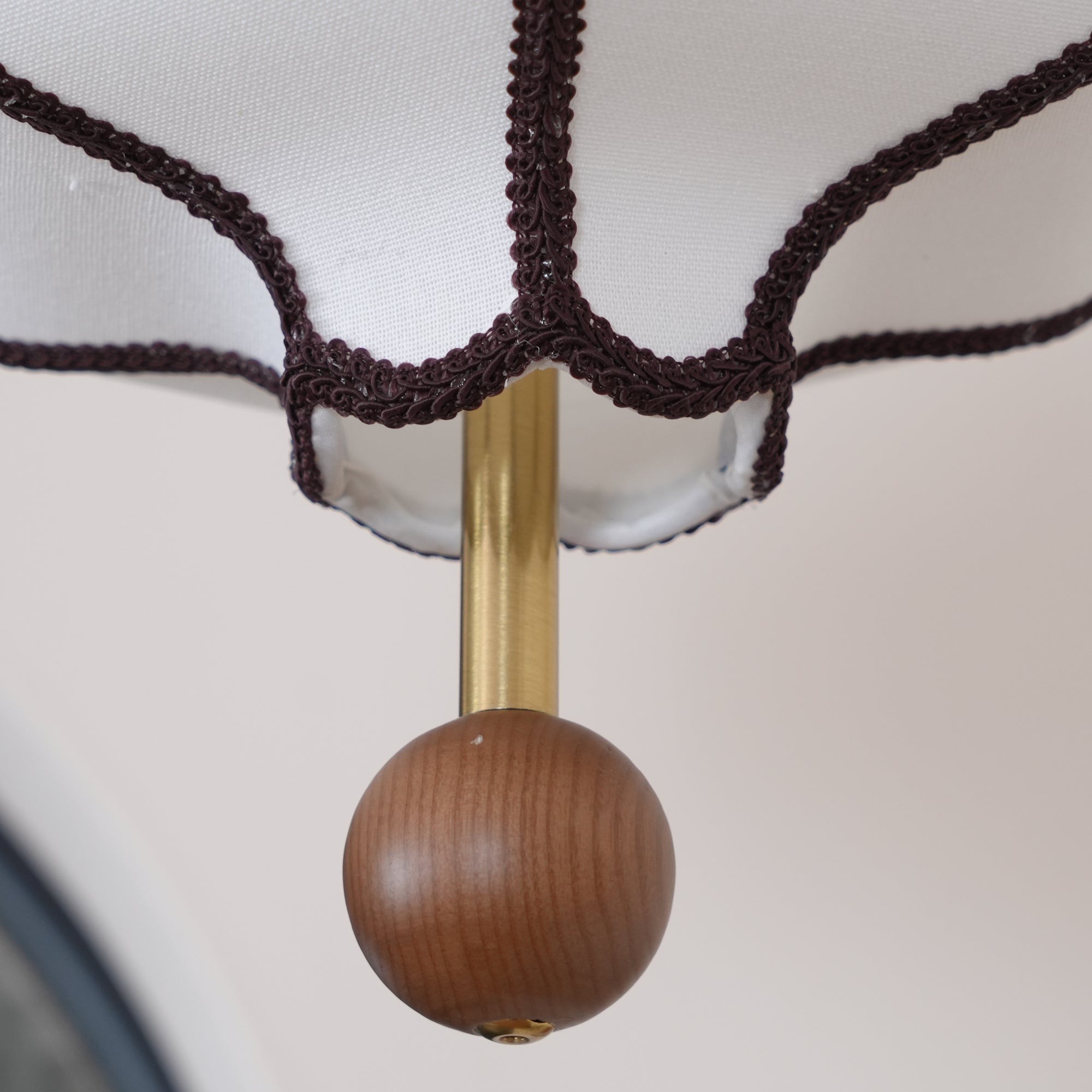 Vintage hanglamp van getextureerd textiel HL570