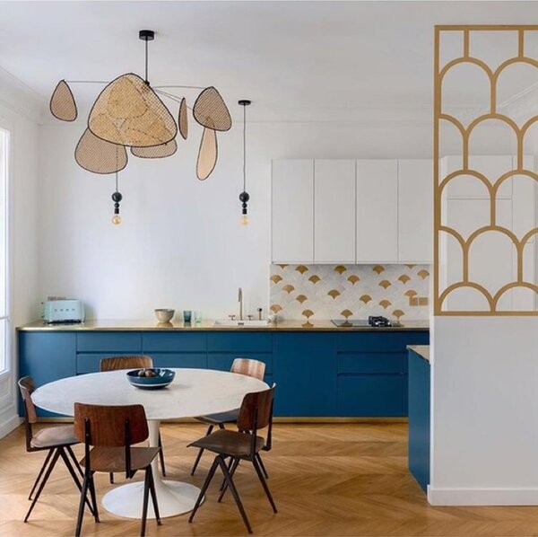 Natuurlijk Rotan Hanglamp Screen Cannage
