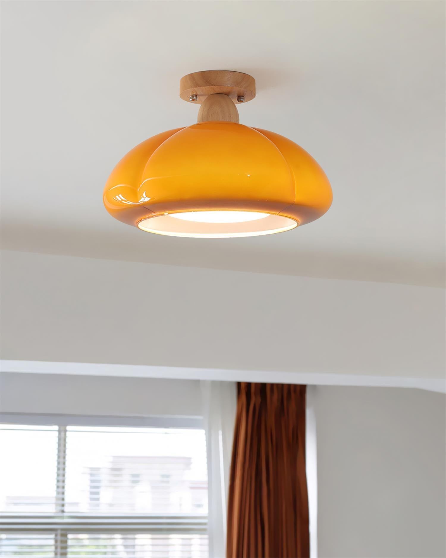 Pompoen Glazen Plafondlamp Voor Keuken HL493