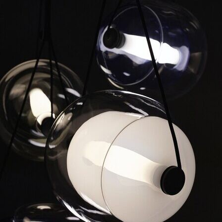 LED Capsula Hanglamp Gekleurd Glas