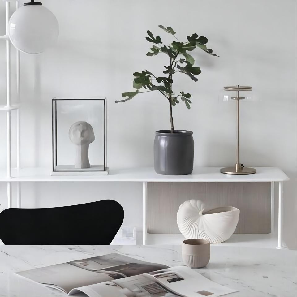 LED Blossi Ronde Glazen Tafellamp