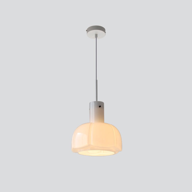 Franse pastorale stijl bloemblaadje glazen hanglamp HL637