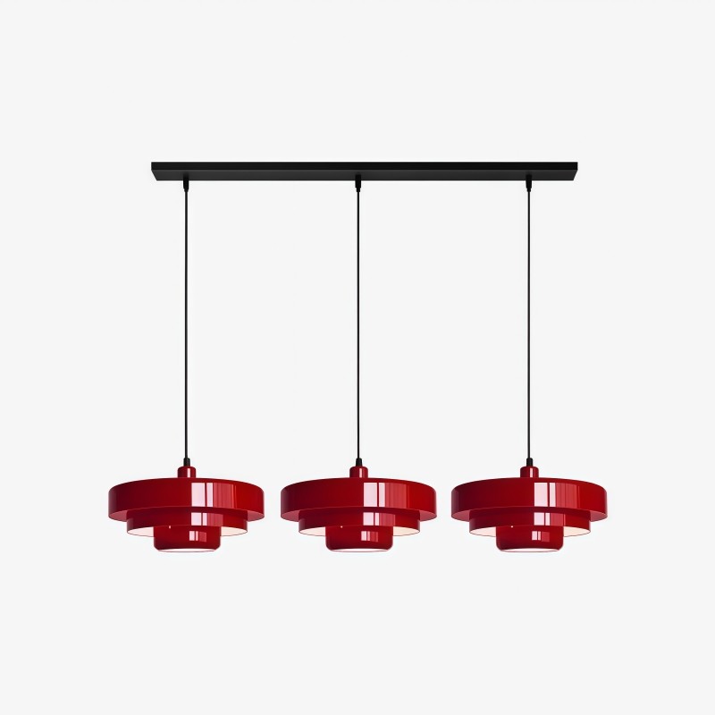 Macaron Disc Hanglamp - Scandinavische Meerlaagse Hanglamp van Metaal voor de Keuken HL179