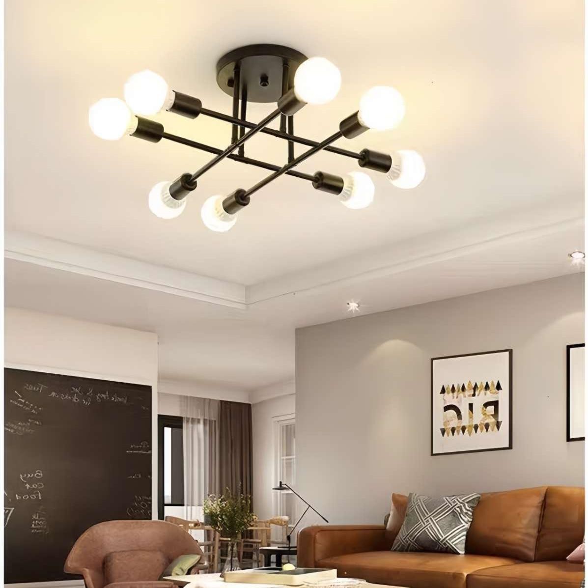 Noordse Semi Inbouw Spoetnik Plafondlamp HL239