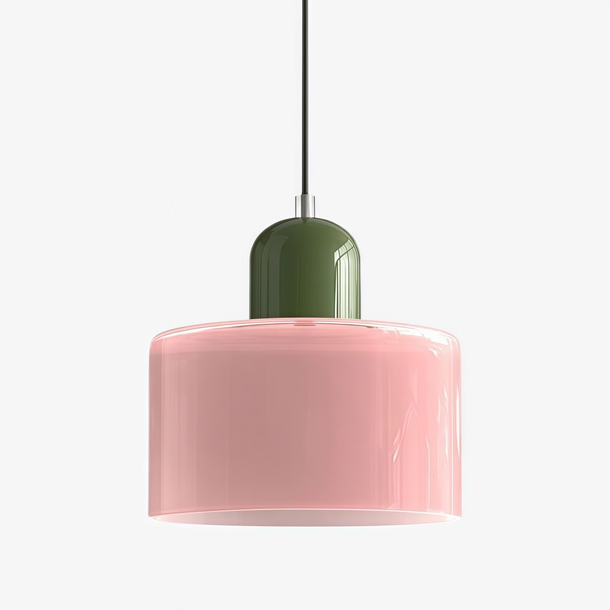 Kalo Cilinder Hanglamp - Glazen Lamp in Scandinavische Stijl voor Eet en Slaapkamer HL107