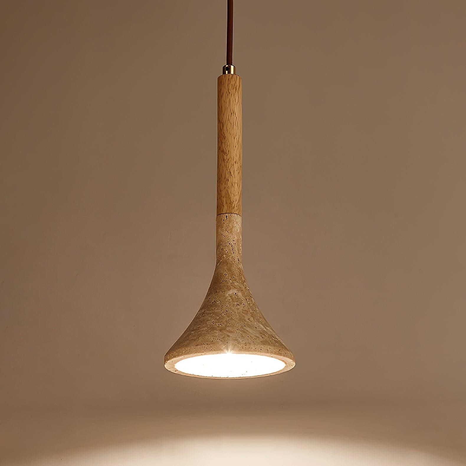 Alphomo Japandi travertijn hanglamp HL3443