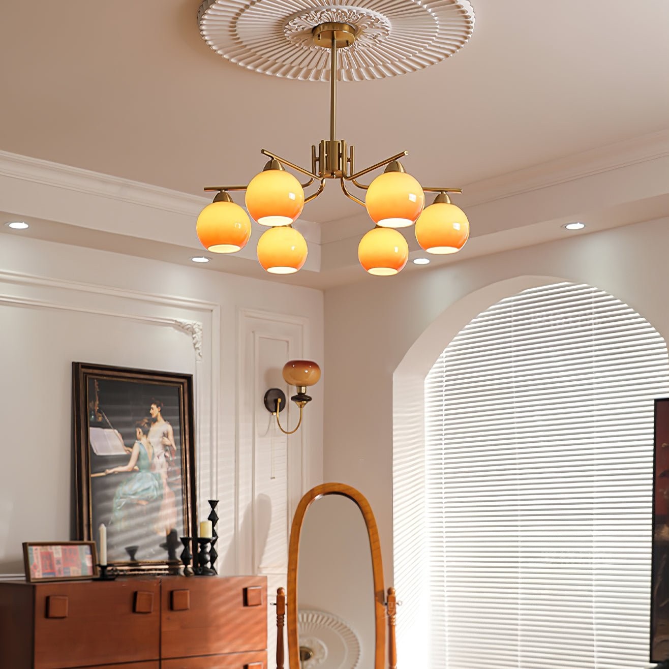 Creatieve Karamel Bolvormige Hanglamp HL410