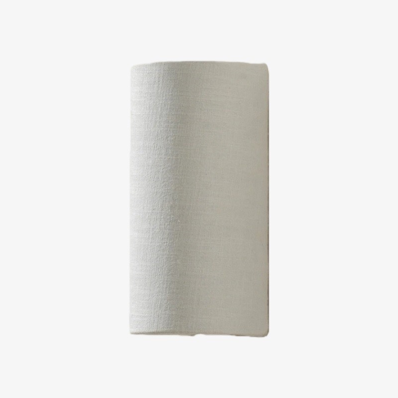 Linbron linnen wandlamp met natuurlijke stoffen kap, moderne wandlamp voor de slaapkamer HL2283