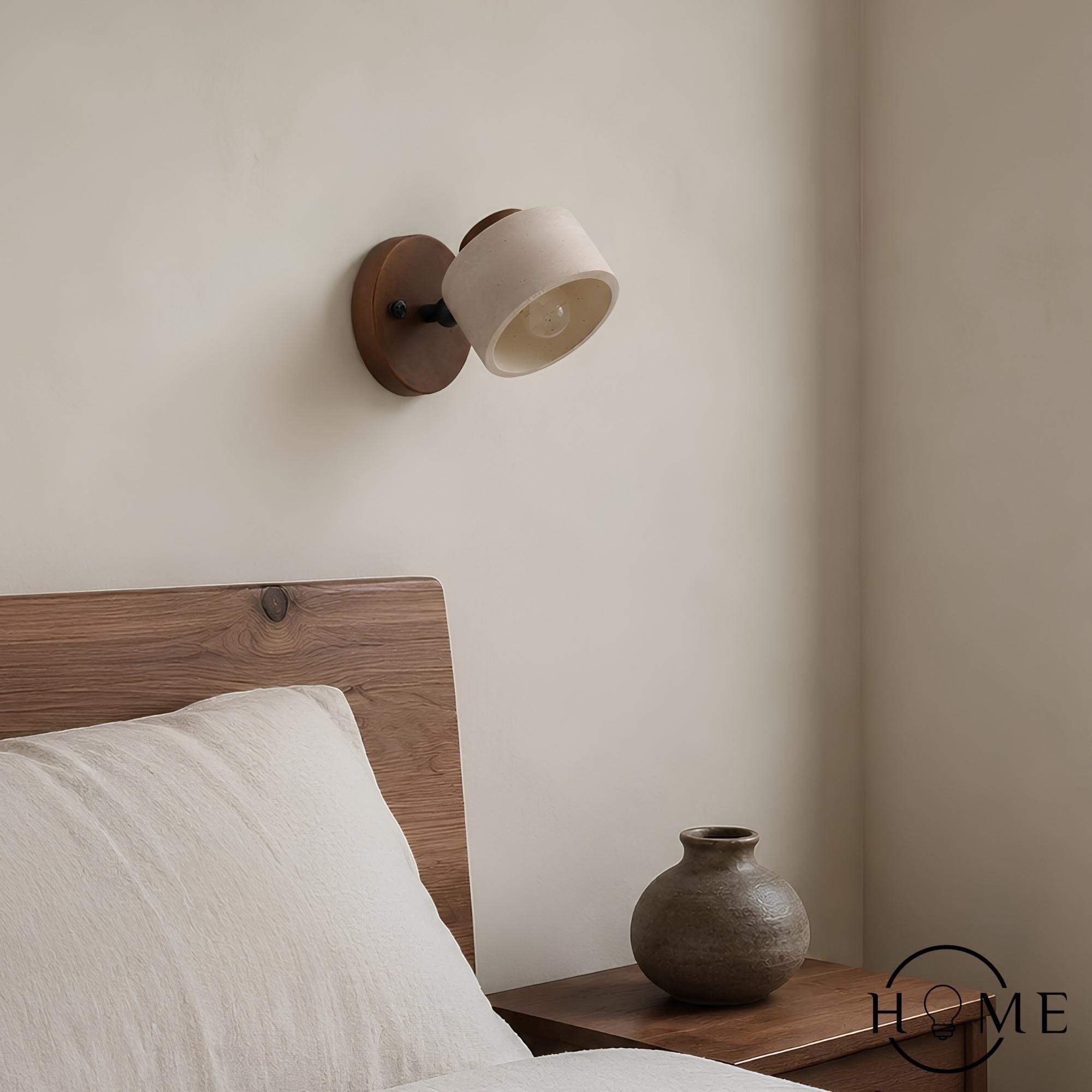 Studie Lezen Minimalistische Travertijn Stenen Wandlamp HL1269
