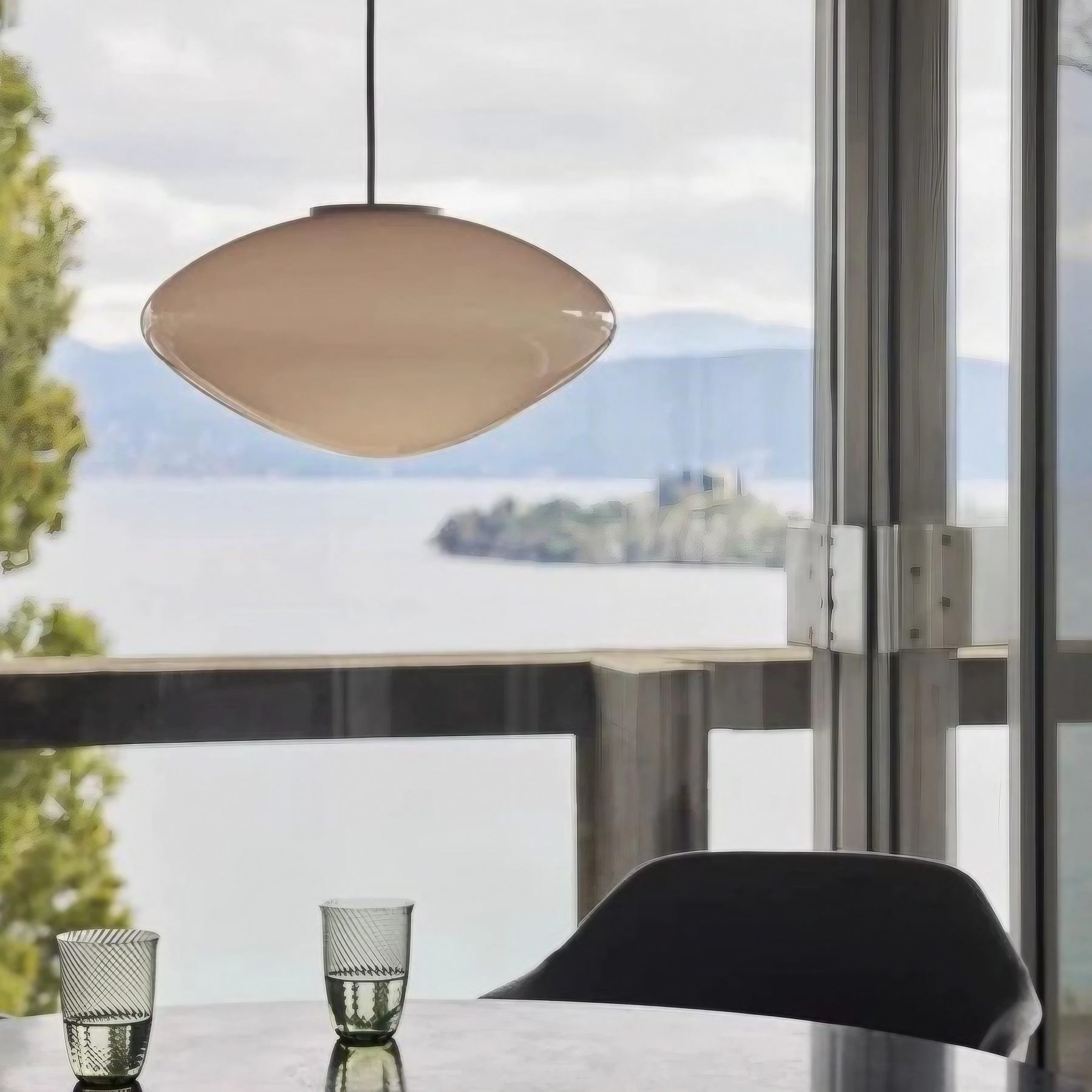 Deens Design Creatieve Opaal Glazen Hanglamp HL325