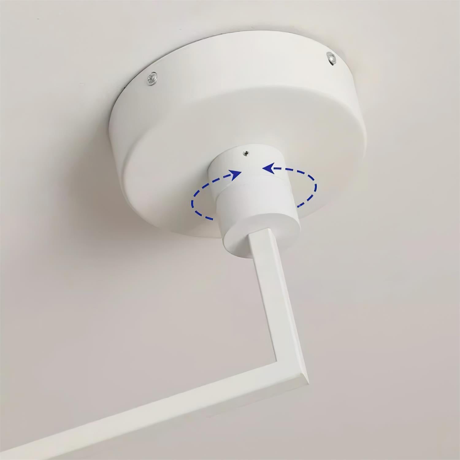 Moderne schijfvormige hanglamp met zwenkarm HL1071