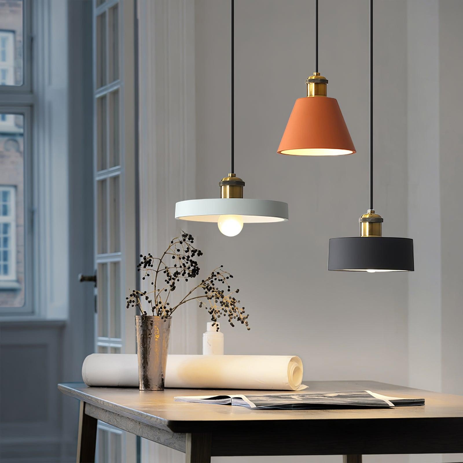 Moderne hars geometrische hanglamp HL787