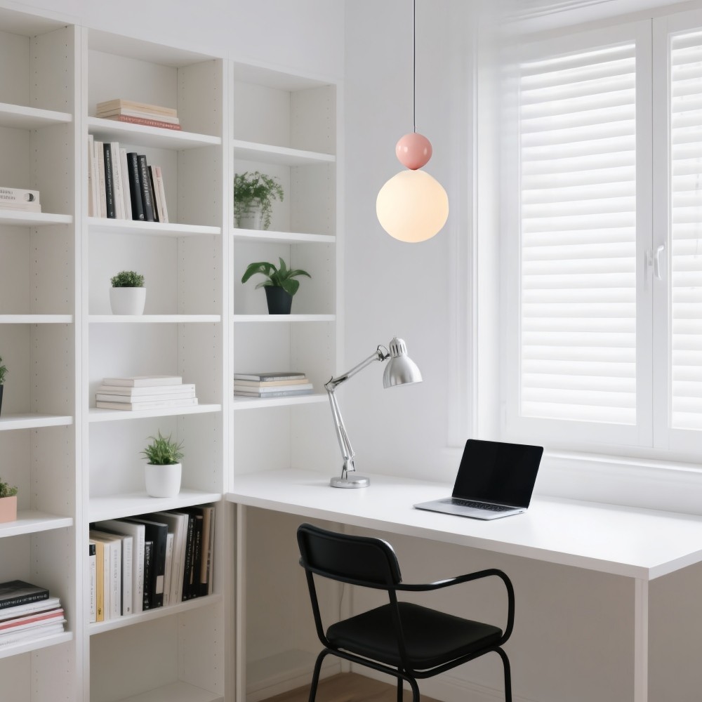 Kleurrijke glazen bolvormige hanglamp - Nordic Globe Lamp voor bar HL1331