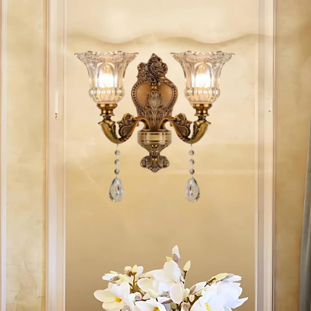 De Vintage Felicia dubbele wandlamp HL3338