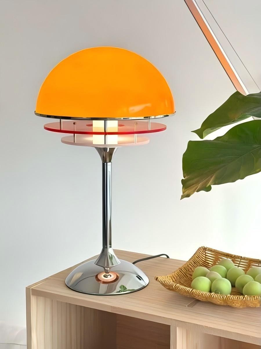 Bauhaus Vintage Stijl Acryl Zonsondergang Tafellamp HL1033