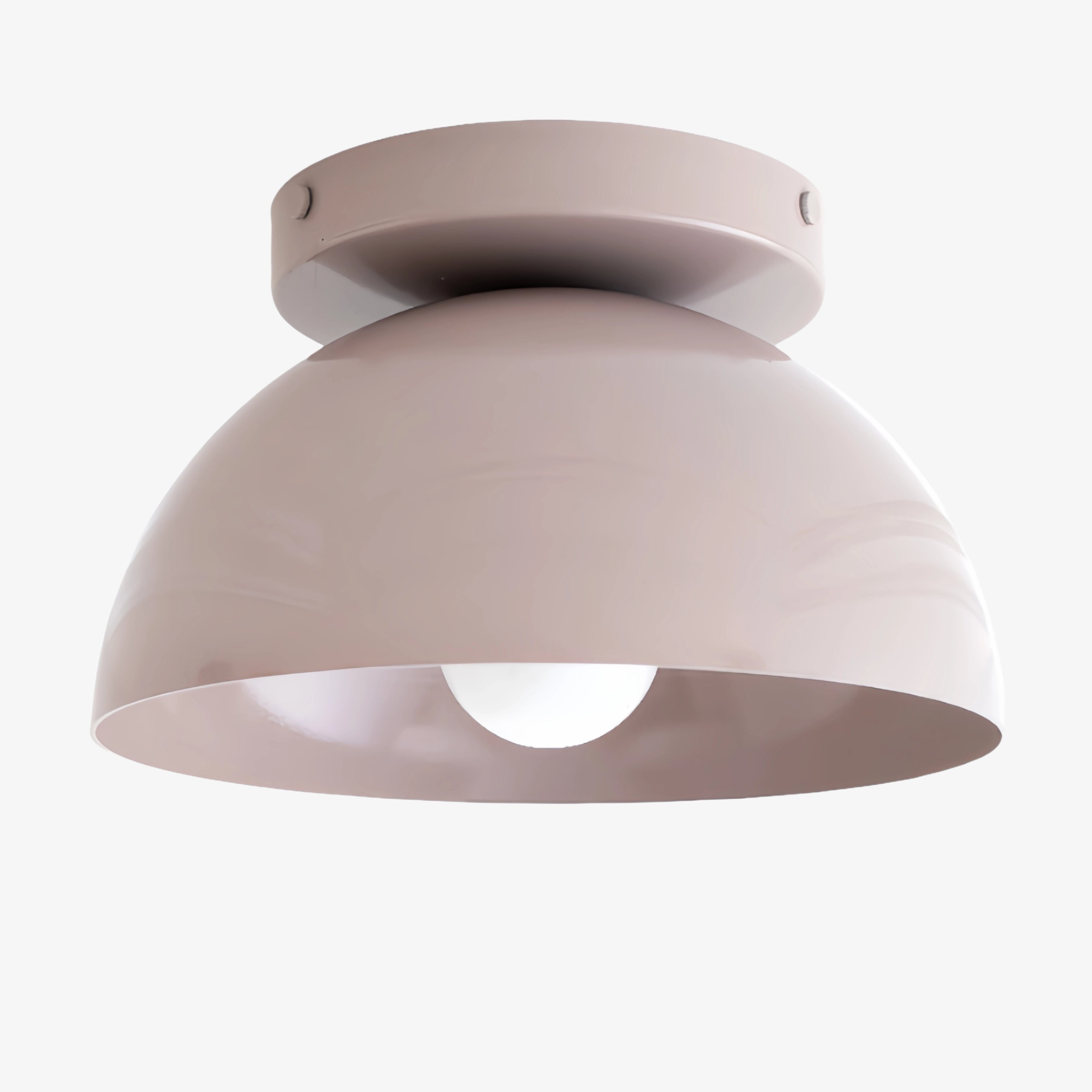 Metio Dome Shade Plafondlamp - Moderne Gekleurde Metalen Lamp voor Woonkamer en Slaapkamer HL1733