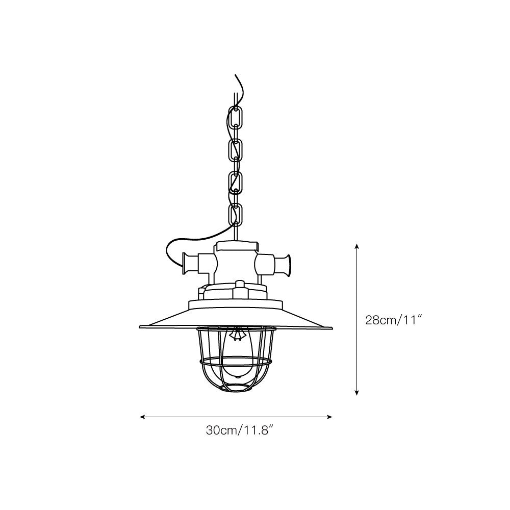 Wandlamp met kooiconstructie HL3182