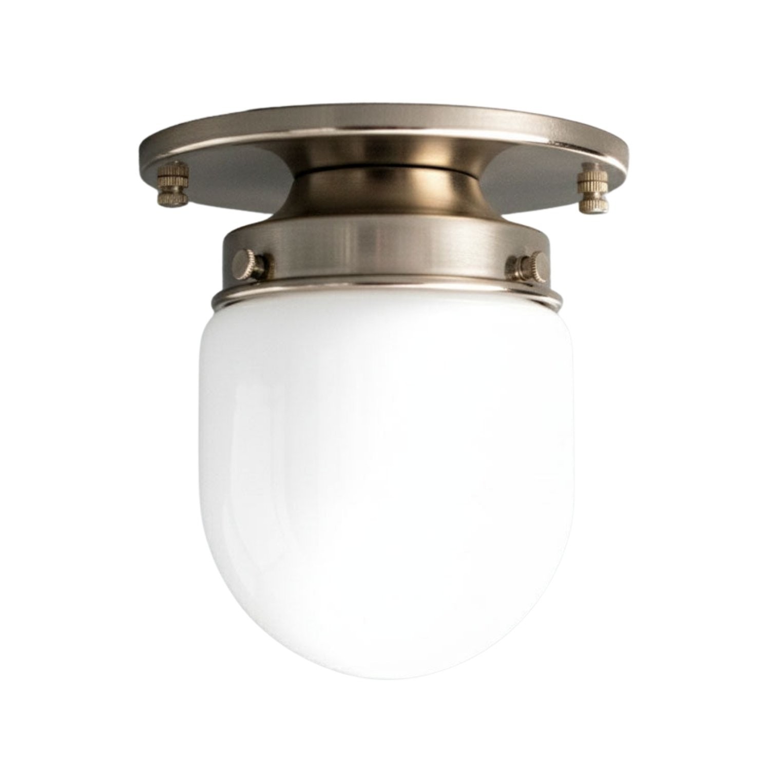 Opaalglas plafond- en wandlamp - Art Deco kleine bolvormige armatuur HL1662
