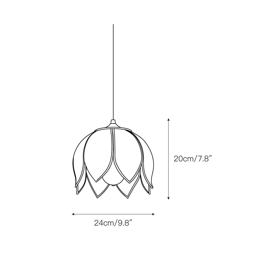 Retro Lotus Hanglamp HL3135