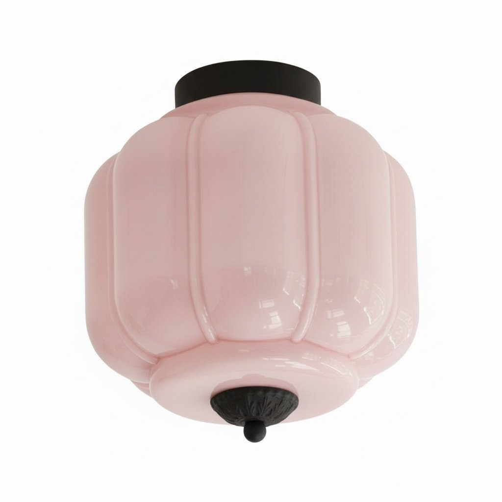 Vintage Eloise melkglas plafondlamp - Vintage Charm Soft Glow HL1650