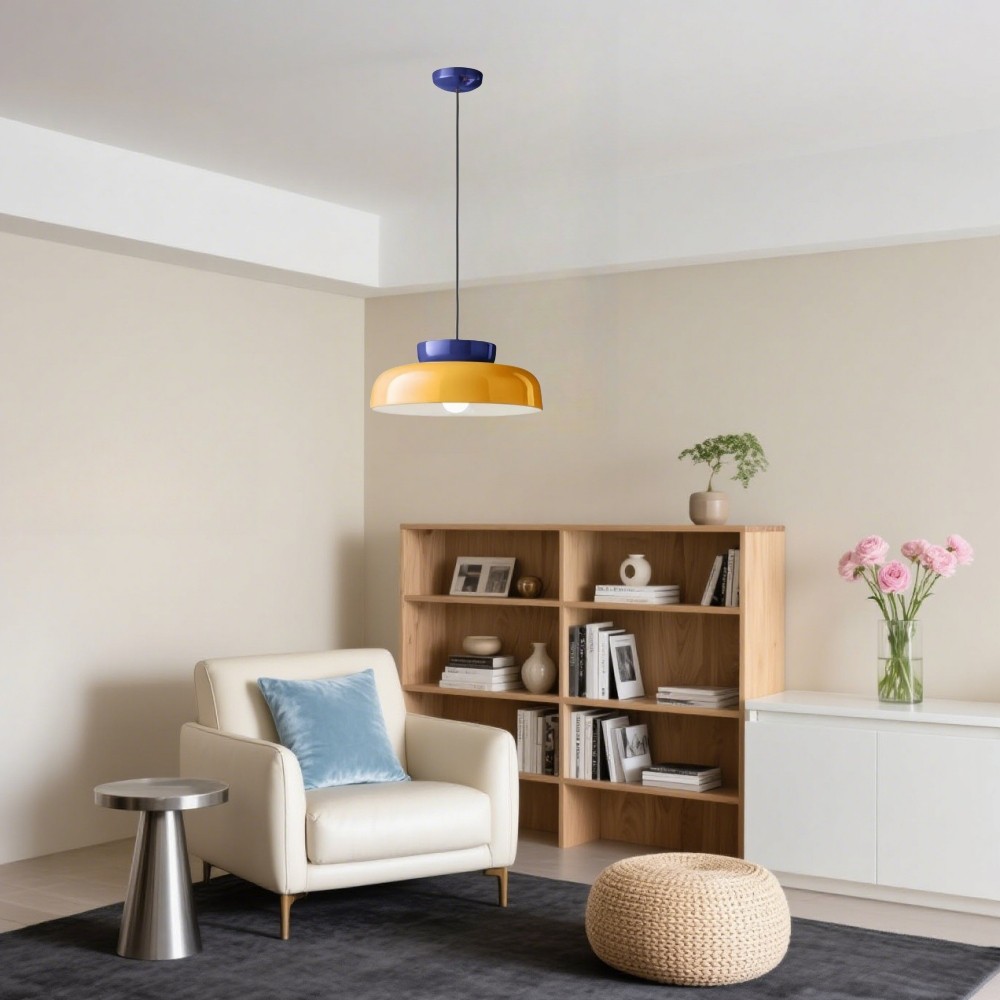 Macri Bauhaus hanglamp - middeleeuwse schijflamp voor keuken HL1327