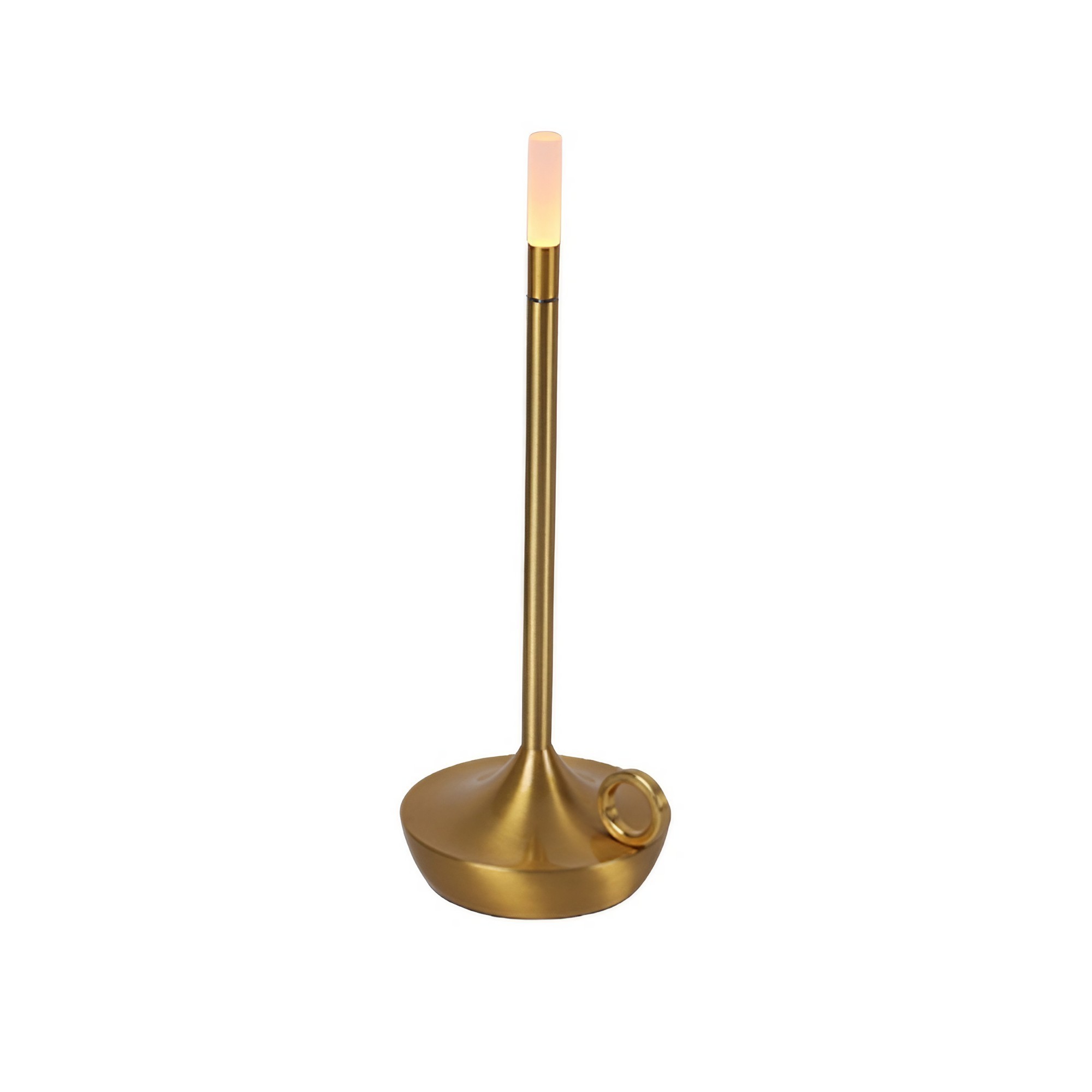 Vintage Metalen Kaars Oplaadbare Touch Dimbare Tafellamp HL922